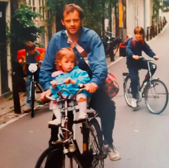Genevieve-Gaunt-With-Her-Father