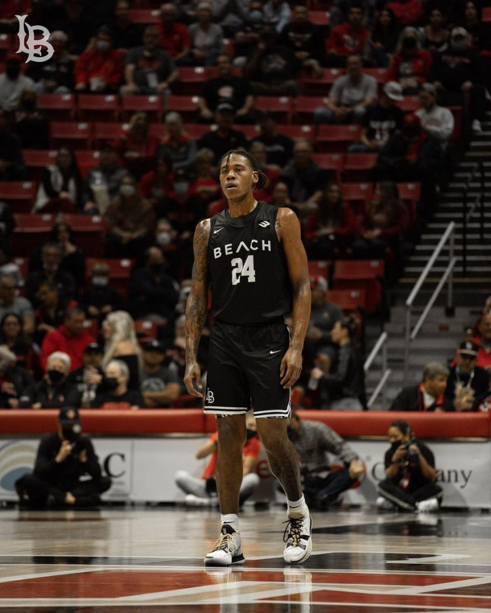 Joe Hampton in Long Beach Jersey