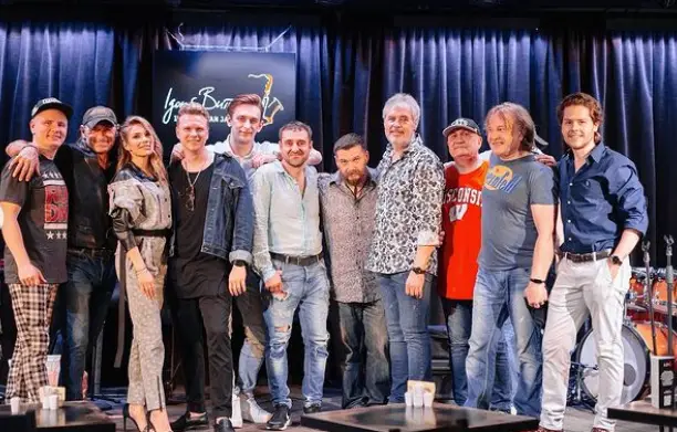 Ksenia Buzina with her band
